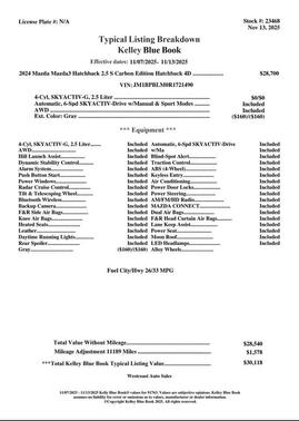 2024 Mazda Mazda3 AWD