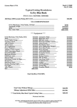 2025 RAM 1500 Laramie