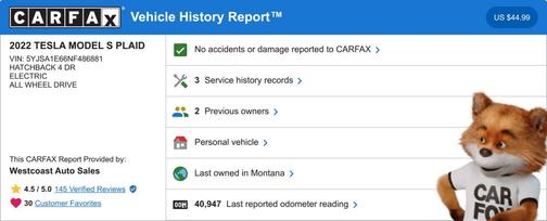 2022 Tesla Model S Plaid