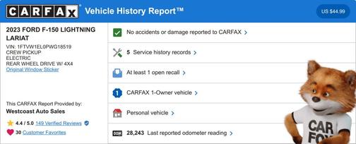 2023 Ford F-150 Lightning LARIAT