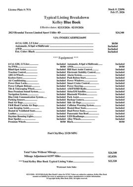 2023 Hyundai TUCSON Limited