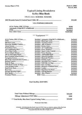 2025 Hyundai SANTA FE Limited