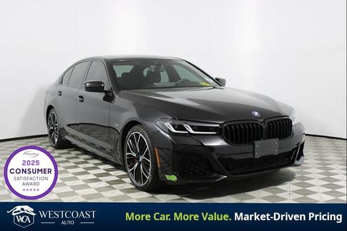 Black Sapphire Metallic 2023 BMW 530e Base