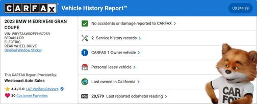2023 BMW i4 Gran Coupe eDrive40