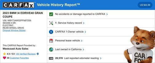 2023 BMW i4 Gran Coupe eDrive40