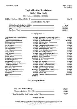 2022 Ford Explorer ST