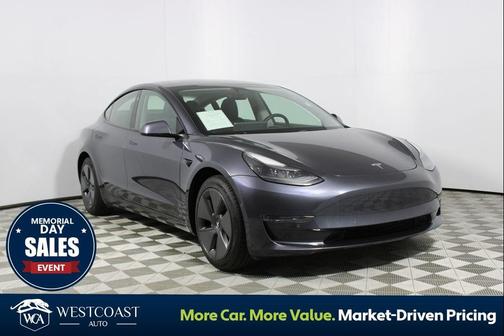 Midnight Silver Metallic 2021 Tesla Model 3 Standard Range Plus