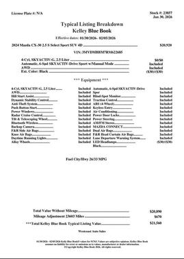 2024 Mazda CX-30 2.5 S Select Sport