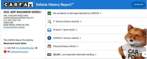 2022 Jeep Wagoneer Series I 4x4