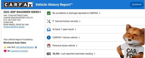 2022 Jeep Wagoneer Series I 4x4