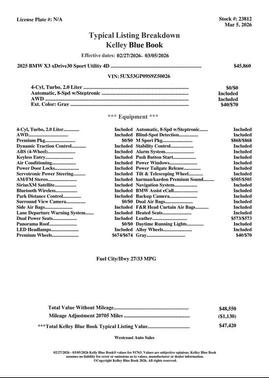 2025 BMW X3 30 xDrive