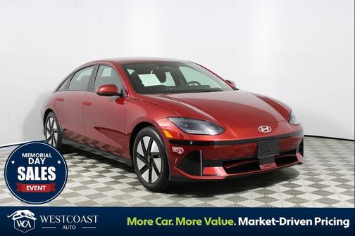 Ultimate Red 2024 Hyundai IONIQ 6 SE