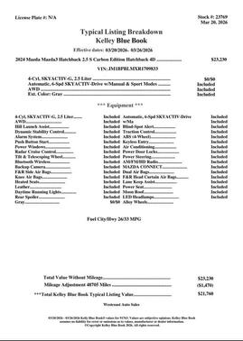 2024 Mazda Mazda3 AWD