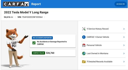 Pearl White Multi-Coat 2022 Tesla Model Y Long Range Dual Motor All-Wheel Drive