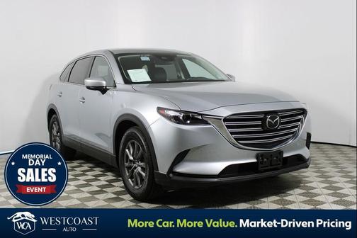Sonic Silver Metallic 2023 Mazda CX-9 Touring