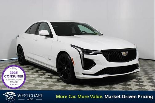 Summit White 2020 Cadillac CT4 V-Series