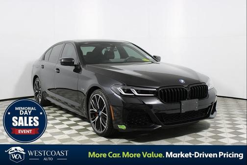 Black Sapphire Metallic 2023 BMW 530e Base