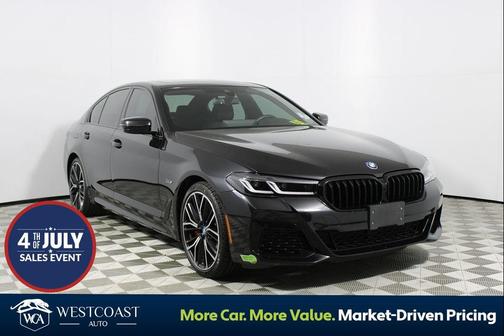 Black Sapphire Metallic 2023 BMW 530e Base