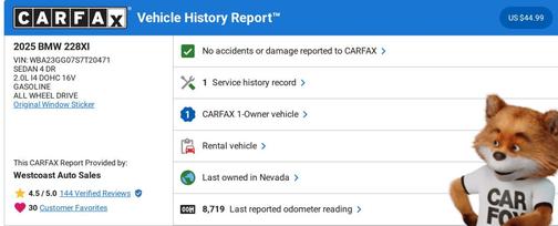 2025 BMW 228 Gran Coupe xDrive