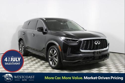 Mineral Black 2023 INFINITI QX60 Luxe