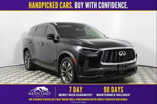 Mineral Black 2023 INFINITI QX60 Luxe