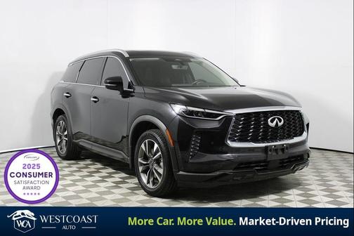 Mineral Black 2023 INFINITI QX60 Luxe