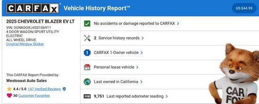 2025 Chevrolet Blazer EV AWD LT