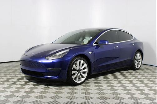 Deep Blue Metallic 2020 Tesla Model 3 Long Range
