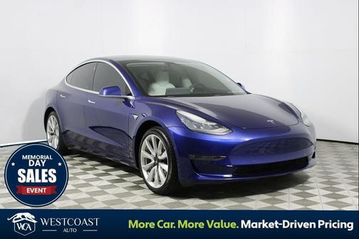 Deep Blue Metallic 2020 Tesla Model 3 Long Range