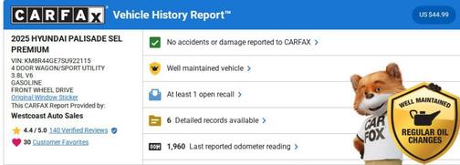 2025 Hyundai PALISADE SEL Premium