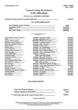 Bright White Clearcoat 2023 Jeep Grand Cherokee 4xe Base