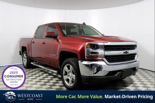 Cajun Red Tintcoat 2018 Chevrolet Silverado 1500 1LT
