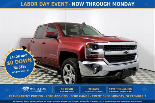 Cajun Red Tintcoat 2018 Chevrolet Silverado 1500 1LT