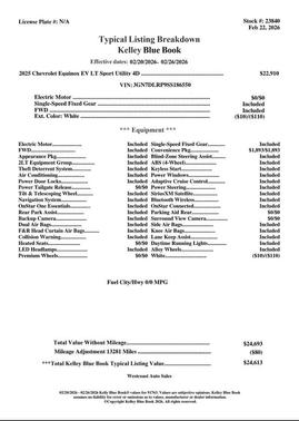 2025 Chevrolet Equinox EV LT