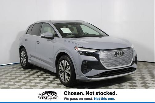 Pebble Gray 2023 Audi Q4 e-tron Premium 40 RWD