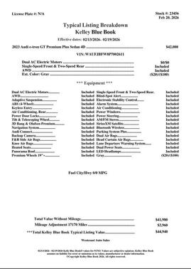 2023 Audi e-tron GT Premium Plus quattro