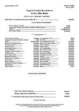 2025 GMC Terrain AWD Elevation