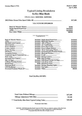 Great White 2023 Fisker Ocean Ultra