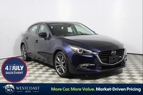 Deep Crystal Blue Mica 2018 Mazda Mazda3 Grand Touring