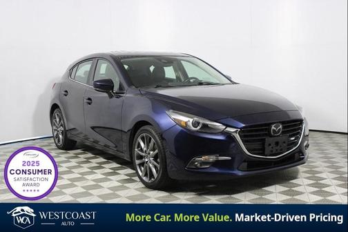 Deep Crystal Blue Mica 2018 Mazda Mazda3 Grand Touring
