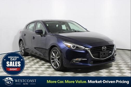 Deep Crystal Blue Mica 2018 Mazda Mazda3 Grand Touring