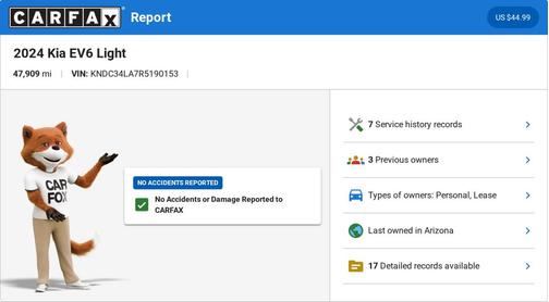 Interstellar Gray 2024 Kia EV6 Light Long Range