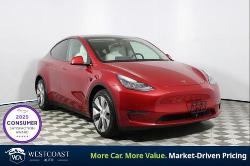 Red Multi-Coat 2021 Tesla Model Y Long Range Dual Motor All-Wheel Drive