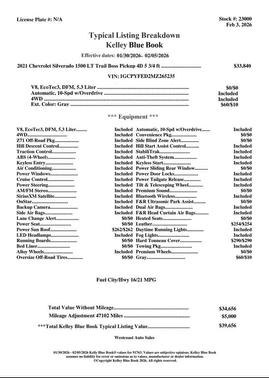 2021 Chevrolet Silverado 1500 LT Trail Boss