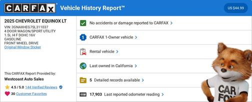2025 Chevrolet Equinox 1LT