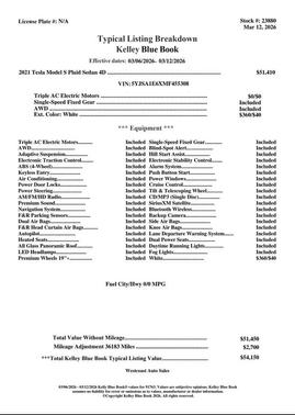 2021 Tesla Model S Plaid