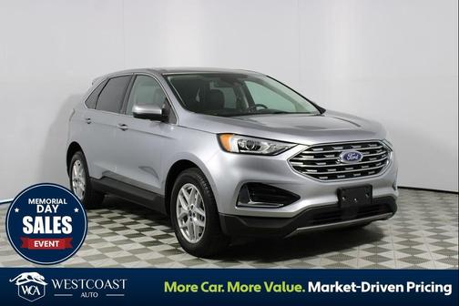 Iconic Silver Metallic 2022 Ford Edge SEL