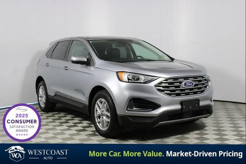 Iconic Silver Metallic 2022 Ford Edge SEL