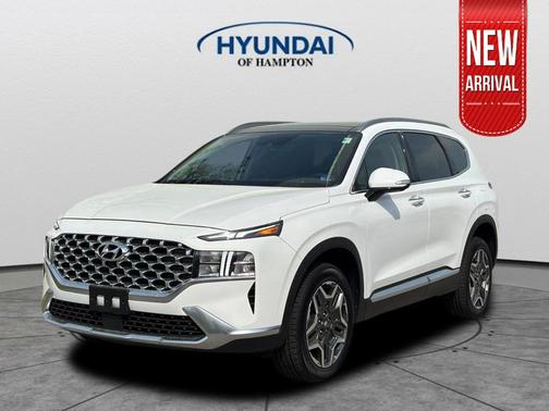 Serenity White Pearl 2023 Hyundai SANTA FE HEV SEL Premium