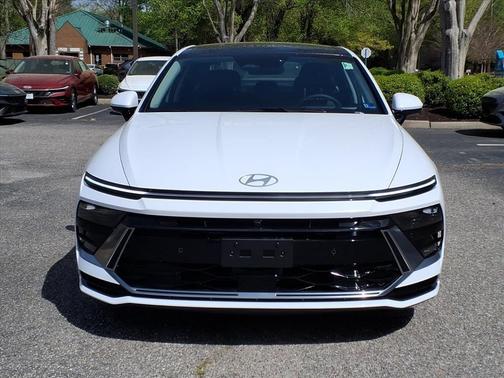 Serenity White 2026 Hyundai SONATA Hybrid Limited